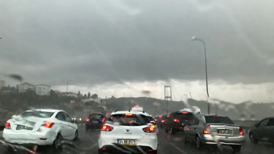 İstanbul'da şiddetli yağış