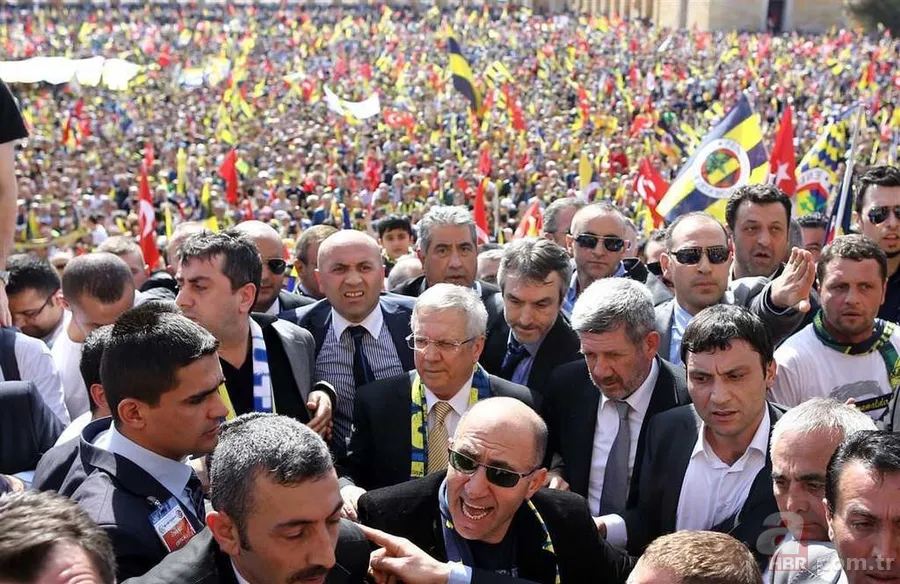 Fenerbahçeliler Anıtkabir'e yürüdü 7