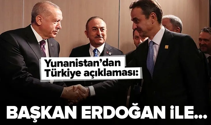 Yunanistan Başbakanı Kiryakos Miçotakis’ten Türkiye açıklaması: Başkan Erdoğan ile...