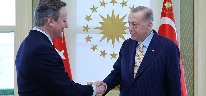 Başkan Recep Tayyip Erdoğan İngiltere Dışişleri Bakanı David Cameron ile görüştü