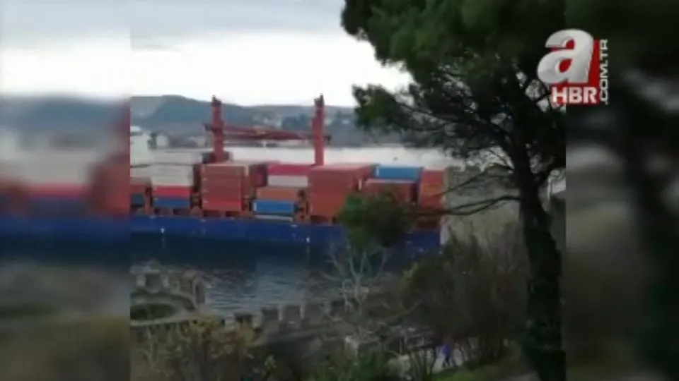 İstanbul Boğazı’ndaki gemi kazasına ait yeni görüntüler ortaya çıktı |Video