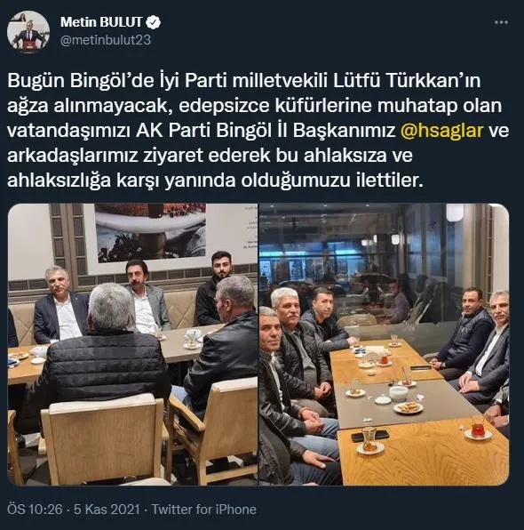 AK Parti’den İYİ Partili Lütfü Türkkan’ın küfür ettiği şehit ağabeyine ziyaret | Şehit ağabeyi yaşadıklarını anlattı