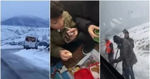 Erzincan’da servis kara saplandı