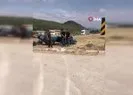 Ters dönen otomobilden sağ kurtuldu