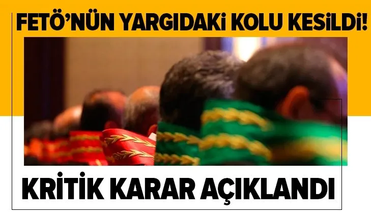 Son dakika | FETÖ’nün yargı yapılanmasına operasyon! Hepsi ihraç edildi