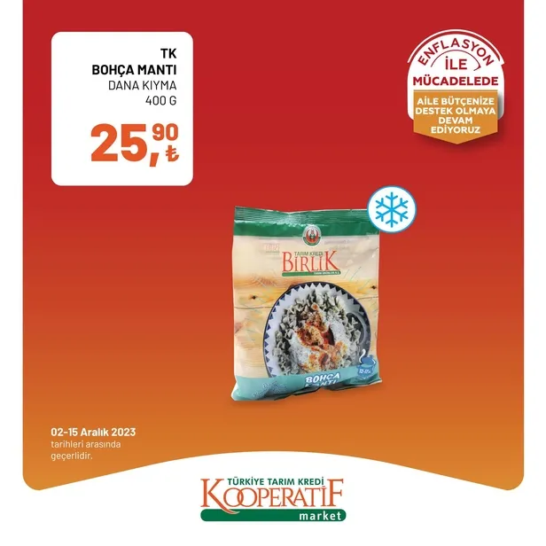 Tarım Kredi Market 11 Aralık indirim kataloğu çıktı! Dev rulo havlu, yumuşatıcı, çay, bütün piliç, tereyağı, tost peyniri, süt, beyaz peynir, pirinç ucuza satışta…