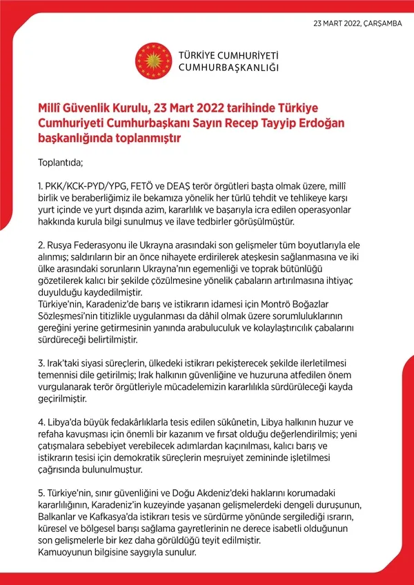 MGK sona erdi! Rusya - Ukrayna arasında kalıcı ateşkes vurgusu - 3