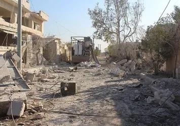 Halep'te yerleşim yerlerine saldırı