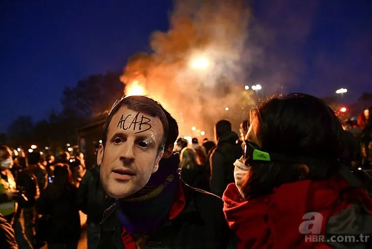Fransa Cumhurbaşkanı Emmanuel Macron kabul etti: Polis şiddet uyguluyor!