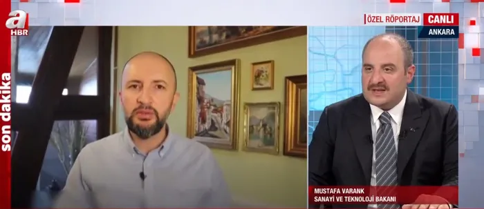 Sanayi ve Teknoloji Bakanı Mustafa Varank A Haber’de! Almanya’da Turkuvaz Medya’ya yapılan operasyona sert tepki