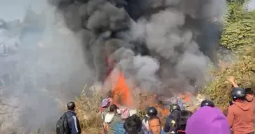 Nepal’de 72 kişiyi taşıyan yolcu uçağı düştü