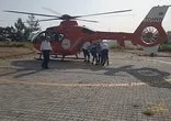 Helikopter 14 yaşındaki çocuk için havalandı