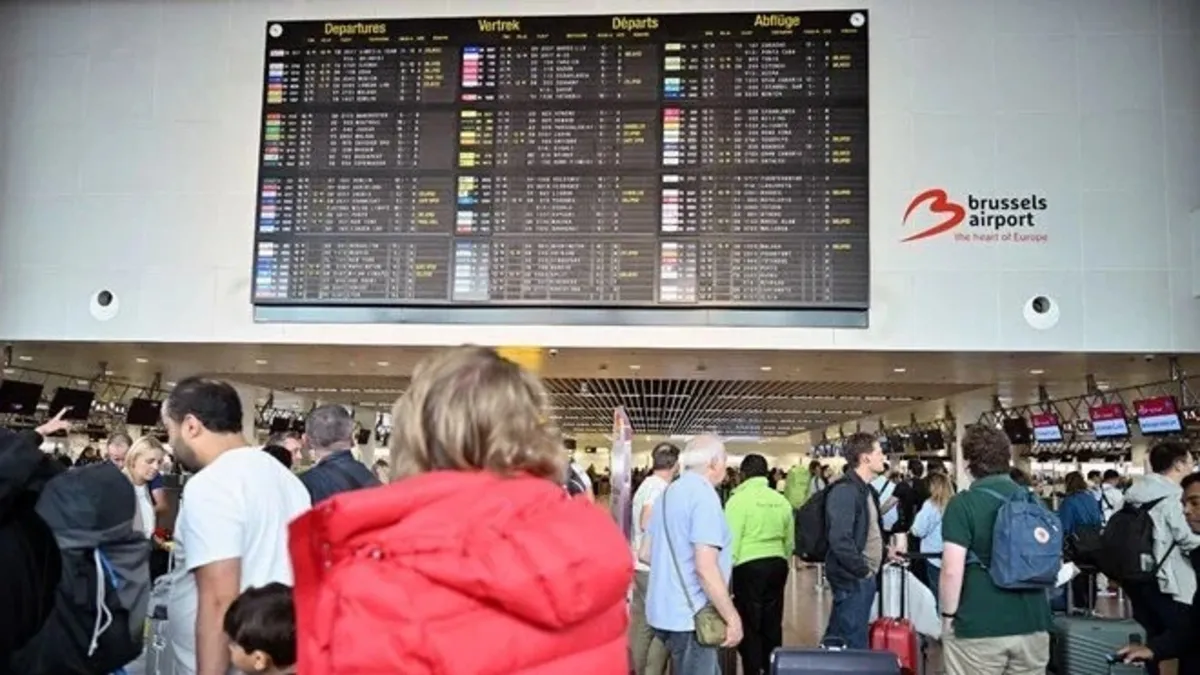 Avrupa havalimanlarına siber saldırı! Belçika, Almanya'da kaos