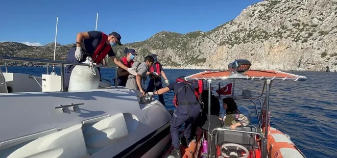 Muğla'da 38 düzensiz göçmen kurtarıldı