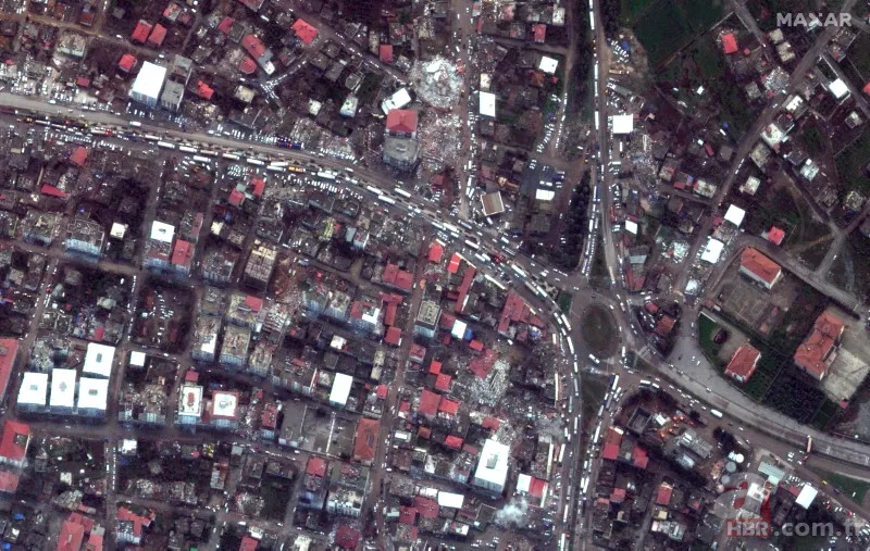 Depremin boyutu uydudan görüntülendi! ABD'li şirket paylaştı | İşte uydu görüntüleriyle yıkımın öncesi ve sonrası 15