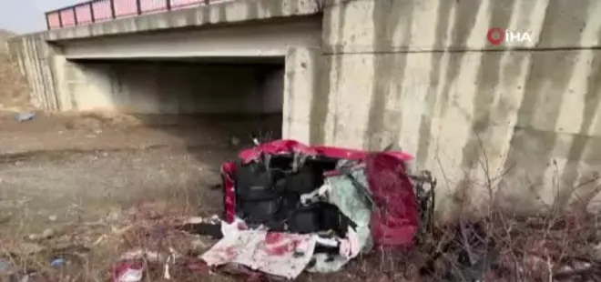 Ankara'da otomobil şarampole uçtu: 5 ölü