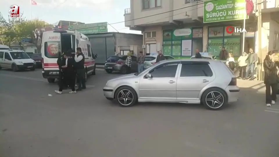 Otomobile arkadan çarpan motosiklet sürücüsü yaralandı!