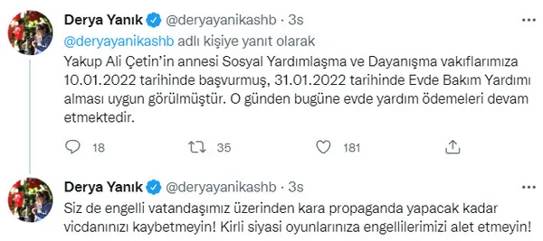 1665306434950.jpg HDP'li vekil Gergerlioğlu'nun engelli vatandaş üzerinden yaptığı kara propagandaya sert tepki! Bakan Yanık: Engellilerimizi alet etmeyin - 4