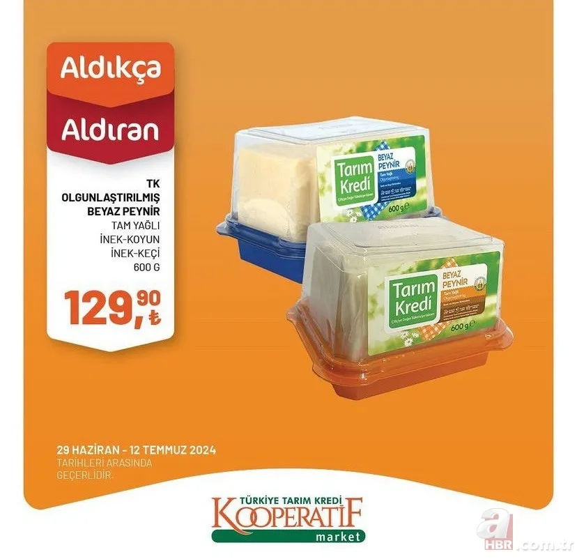 Tarım Kredi Market'te fırsat kataloğu geldi! 70 üründe indirim var: Gül suyu 47.90, buğday 18.50 TL, TK antep fıstığı 187,90 TL 25