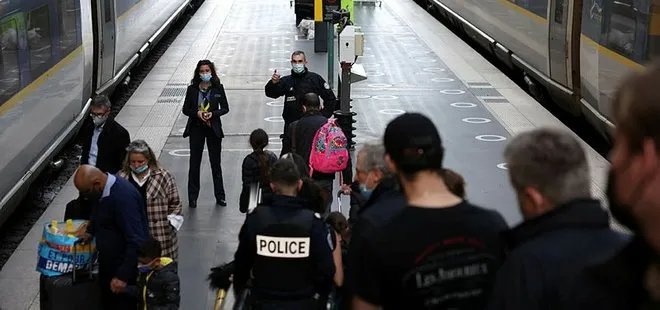 Fransa’nın başkenti Paris’te şüpheli çanta alarmı! Gare du Nord Tren İstasyonu boşaltıldı