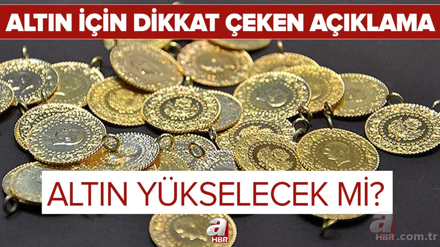 %17 beklentisi! Altın için kritik açıklama! Altın alınır mı, satılır mı? 2021 altın fiyatları düşecek mi, yükselecek mi? 1