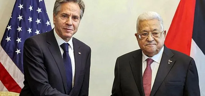 ABD Dışişleri Bakanı Antony Blinken ile Filistin Devlet Başkanı Mahmud Abbas bir araya geldi