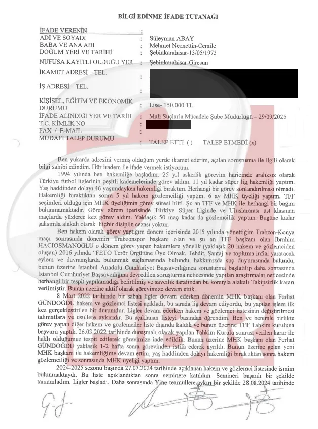 MHK’da şüpheli liste operasyonu! Tanık ifadelerine ahaber.com.tr ulaştı: “Atama sistemine müdahale edildi” - 1
