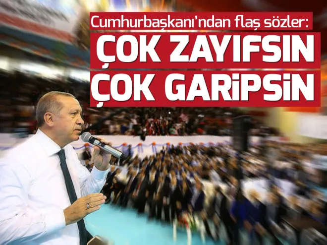 Cumhurbaşkanı Erdoğandan Netanyahuya: Dünyada gezecek, dolaşacak yer bulamazsın