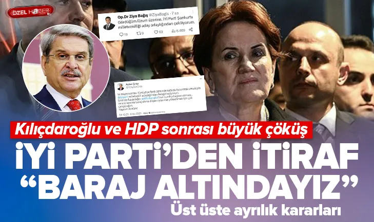 İYİ Parti: Oylarımız baraj altında