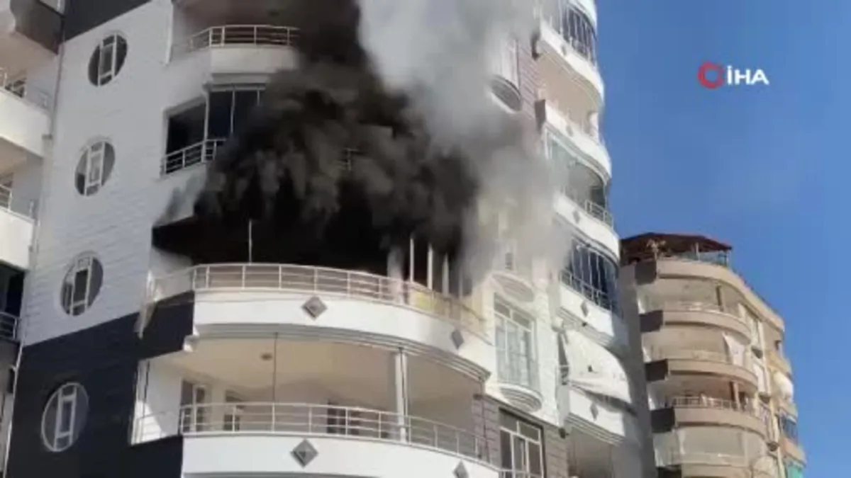 Adıyaman'da korkutan yangın