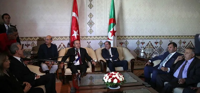 Disisleri Bakani Mevlut Cavusoglu Cezayir De