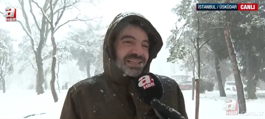 Megakent beyaza büründü! A Haber ekipleri kar nöbetinde: İşte İstanbul'dan kar manzaraları 17