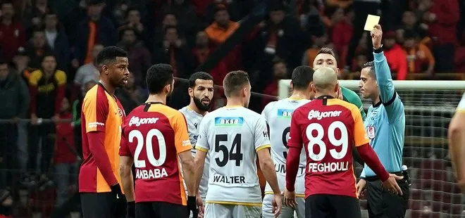 Galatasaray - Yeni Malatyaspor maçında gerginlik! Feghouli ve Gökhan Töre...