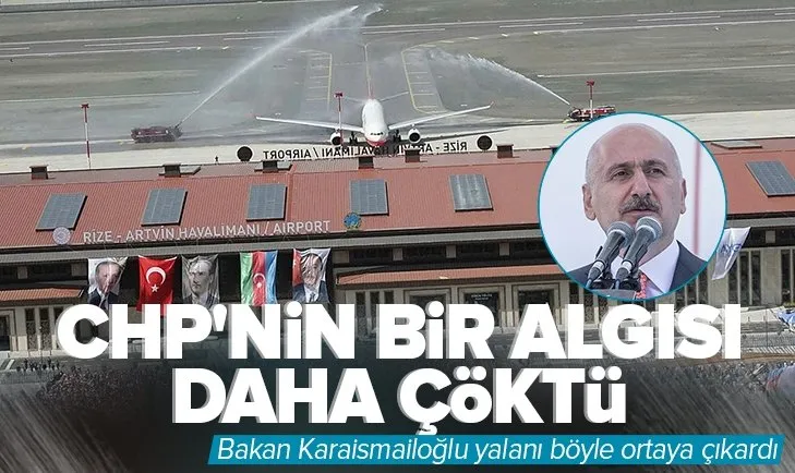 CHP’nin 3 milyon yolcu garantisi yalanı çöktü! Ulaştırma ve Altyapı Bakanı Adil Karaismailoğlu böyle yalanladı