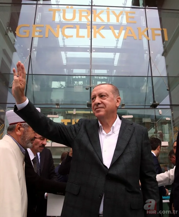 Başkan Erdoğan TÜGVA Genel Merkezi’ni açtı