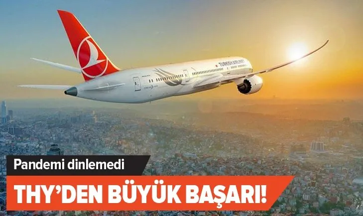 Pandemiye rağmen THY’den büyük başarı! 2020’de Avrupa’da en çok uçan ikinci havayolu oldu