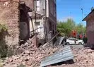 Fatih’te deprem sonrası metruk bina göçtü
