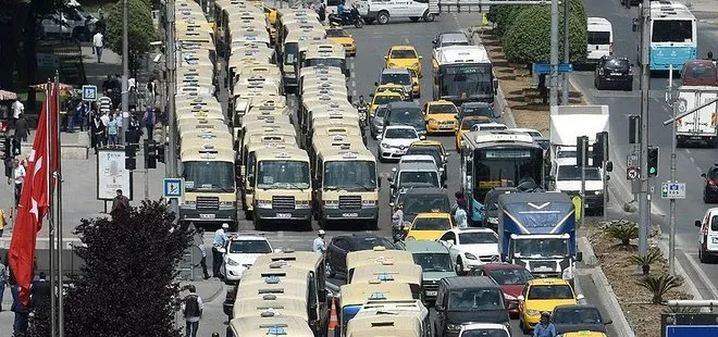 İstanbul’da ’plaka’ kararı: Minibüs, taksi dolmuş ve servis araçları...
