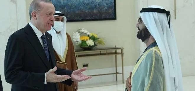 Son dakika: Başkan Erdoğan’dan BAE’de kritik görüşme! Dubai Emiri Al Maktum ile bir araya geldi