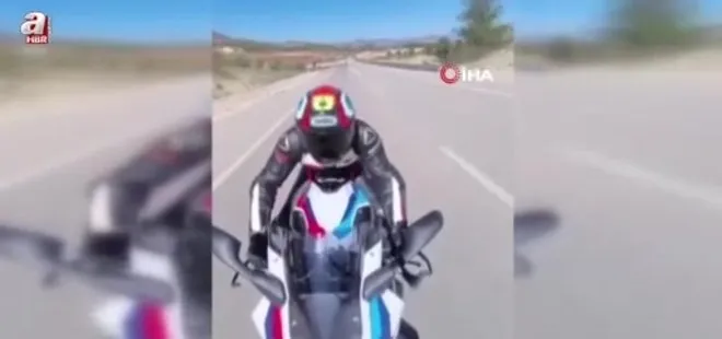 Karaman’da otomobil ile çarpışan sürat motorunun sürücüsü hayatını kaybetti