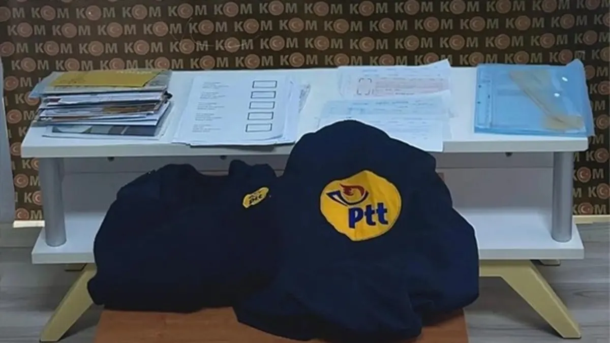 PTT görevlisi kıyafeti ile dolandırıcılık! Atılan imzaları boş senetlere geçirdi | O şüpheli gözaltında