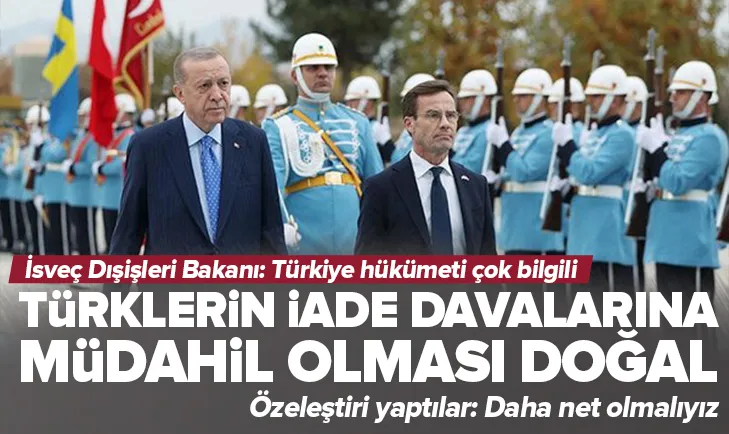 Türklerin iade davalarına müdahil olması doğal