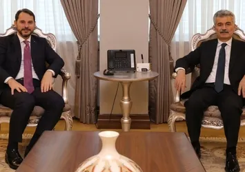 Hazine ve Maliye Bakanı Berat Albayrak'tan Danıştay Başkanı Zeki Yiğit'e ziyaret