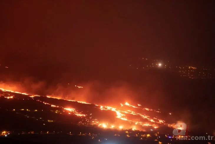 Evler, tarım alanları, okullar... Önüne geleni yok ediyor! La Palma’da lav fırtınası