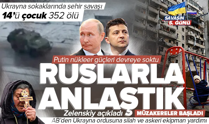 Rusya-Ukrayna savaşında 5. gün