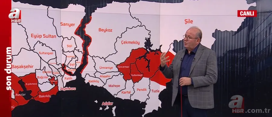 İstanbul'da zemin sıvılaşması nerelerde var? Deprem Uzmanı Prof. Dr. Şükrü Ersoy, A Haber'de ilçe ilçe saydı... İşte riskli bölgeler 10