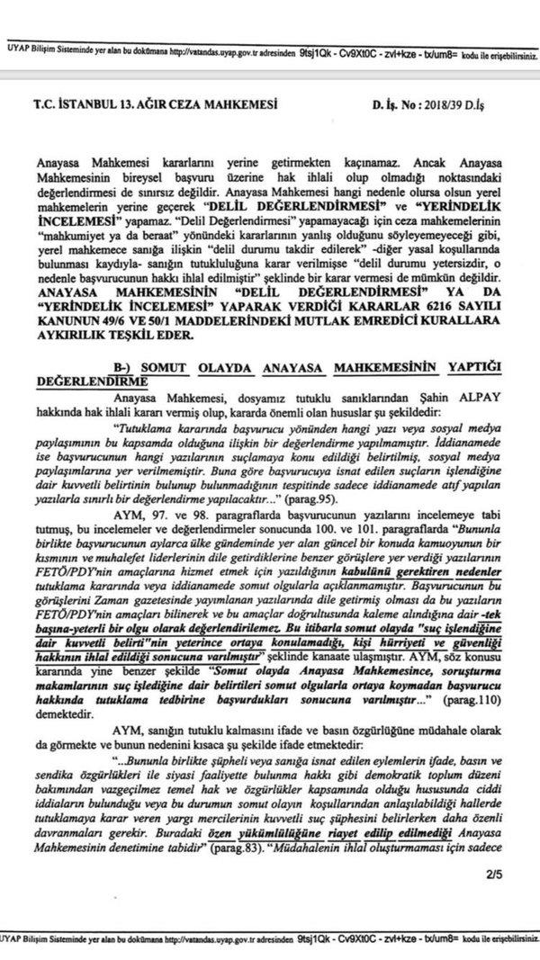 AYM’ye anayasa dersi! - 2