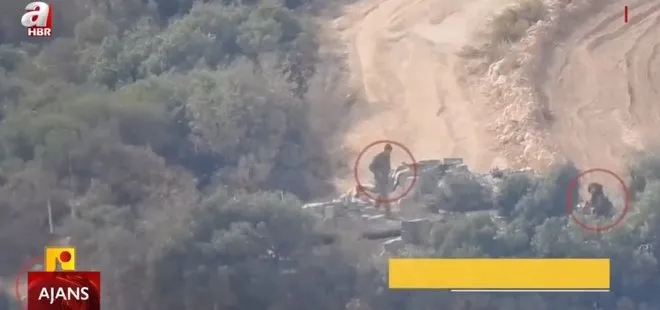 Hizbullah İsrail tankını vurdu! Lübnan-İsrail sınırında merkava tipi iki tank hedef alındı