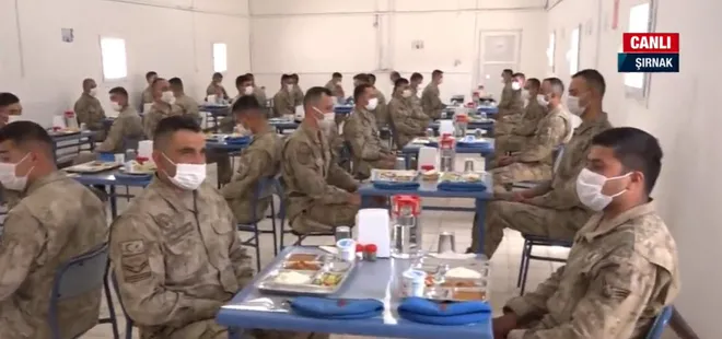 Kahraman Mehmetçikten bayram mesajı! A Haber Namaz Dağı Üs Bölgesi’nde