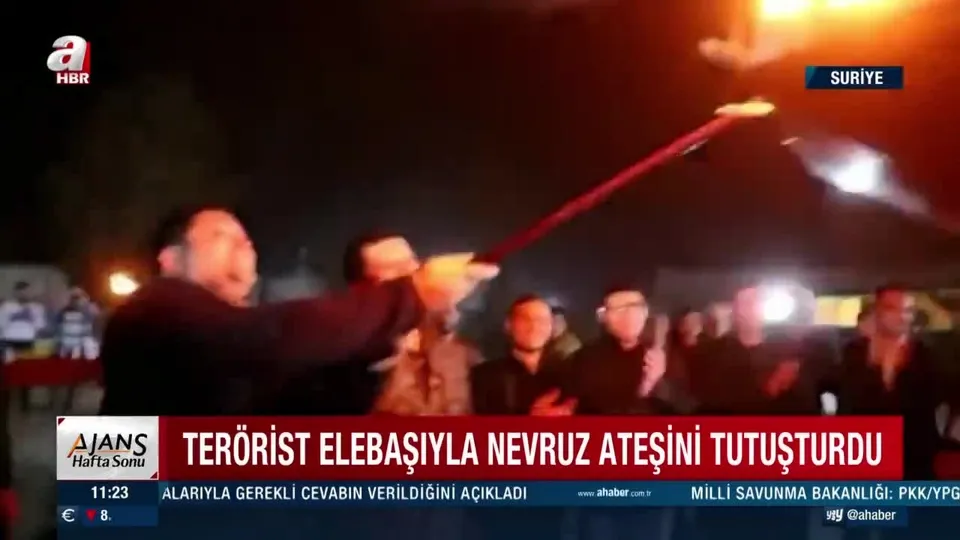ABD ile PKK yan yana! Terörist elebaşıyla nevruz ateşini tutuşturdu